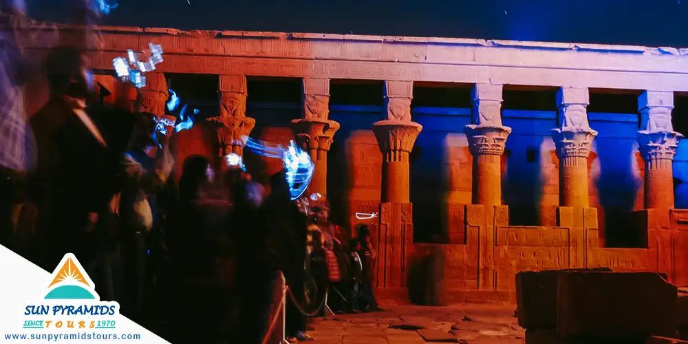 Philae Temple sound and light show